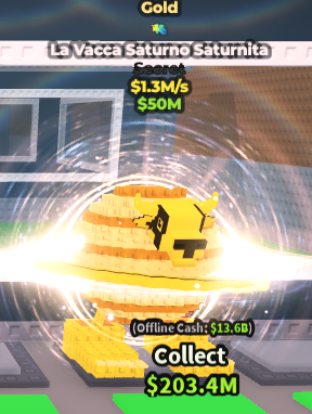 Golden Secret La Vacca Saturno Saturnita 1.3m/s