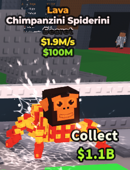 Lava Secret Chimpanzini Spiderini 1.9m/s