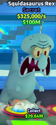 Secret Squidasaurus Rex 325k/s