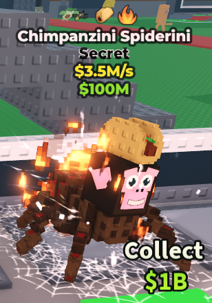 Secret Chimpanzini Spiderini 3.5m/s