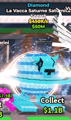 Diamond Secret La Vacca Saturno Saturnita 450k/s