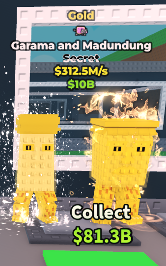 Golden Secret Garama and Madundung 312.5m/s