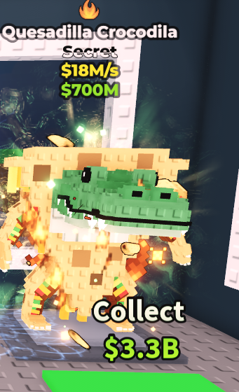 Secret Quesadilla Crocodila 18m/s