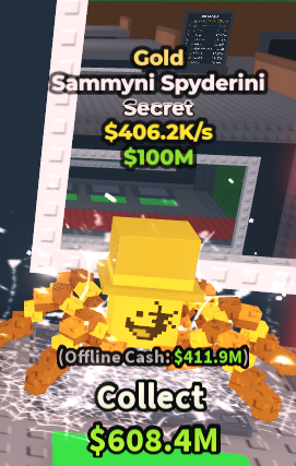 Golden Secret Sammyni Spyderini 406k/s